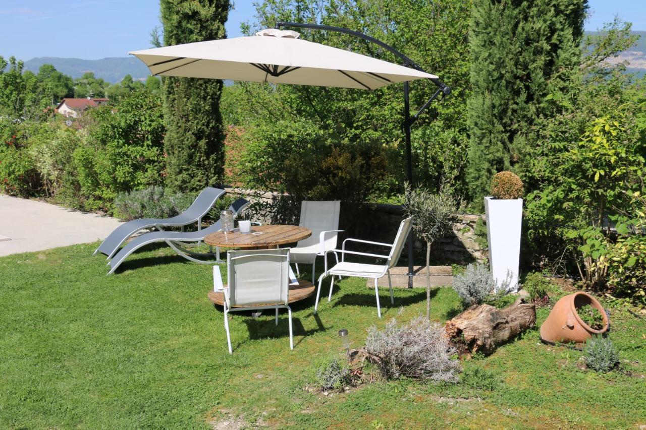 Chambres et table L' échappée Bouvesse-Quirieu Esterno foto